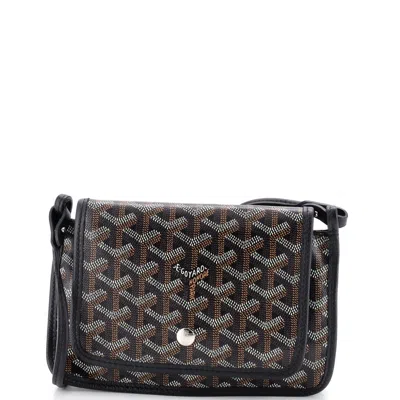 Goyard Plumet Clutch Wallet Coated Canvas In Brown