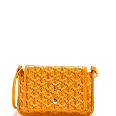 Goyard Plumet Clutch Wallet Coated Canvas In Neutral