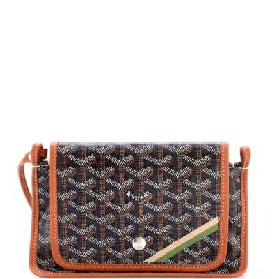 Goyard Plumet Clutch Wallet Printed Coated Canvas In Brown