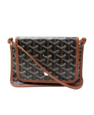 Pre-owned Goyard Plumet Series Shoulder Bags In Black