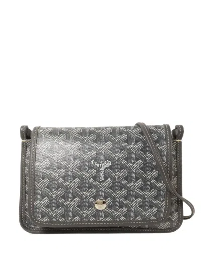 Pre-owned Goyard Plumet Shoulder Bag In Grey