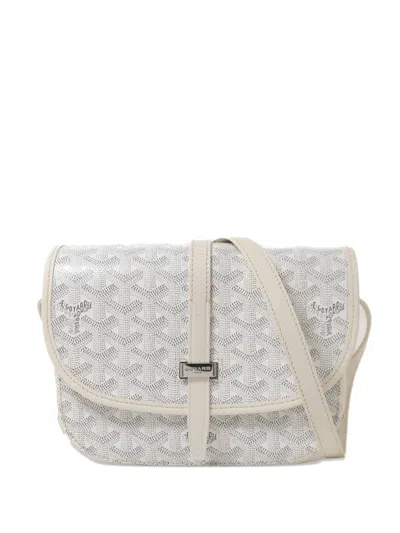 Pre-owned Goyard Pm Belvedere Shoulder Bag In Gray