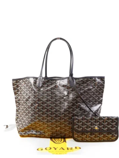Pre-owned Goyard Pm Saint Louis Tote Bag In Black