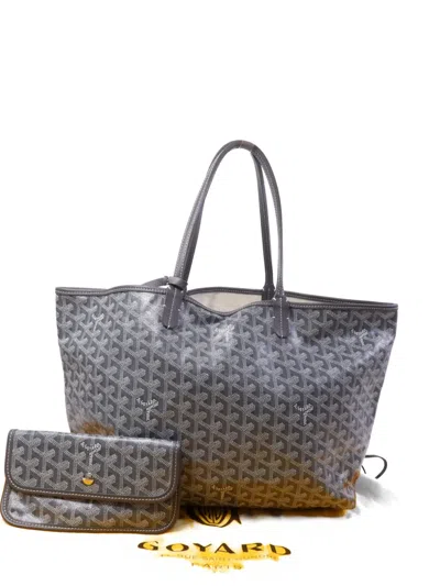 Pre-owned Goyard Pm Saint Louis Tote Bag In Gray
