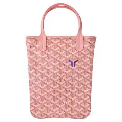 Pre-owned Goyard Poitiers Claire Voie Pink Bag