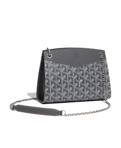 Goyard Printed Shoulder Bag In Black