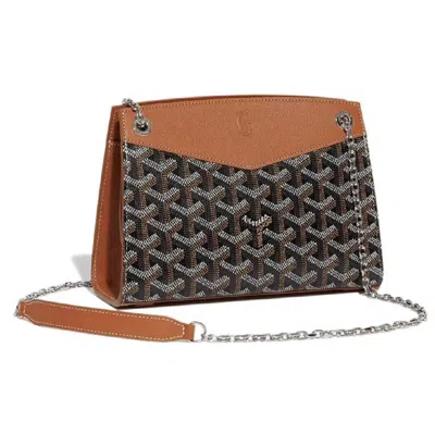 Goyard Printed Shoulder Bag In Black