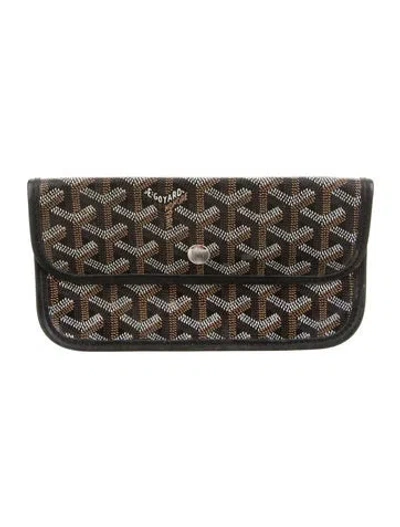 Pre-owned Goyard Printed Wallet In Brown