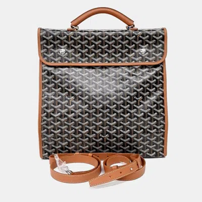 Pre-owned Goyard Pvc Brown Sanitary Backpack