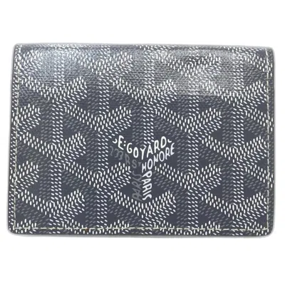 Pre-owned Goyard Pvc Card Case () In Gray
