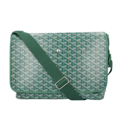 Pre-owned Goyard Pvc Leather Shoulder Bag () In Green