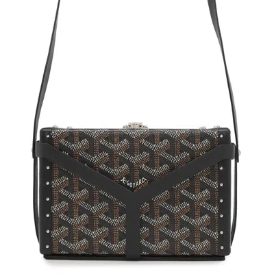 Pre-owned Goyard Pvc Leather Shoulder Bag () In Black