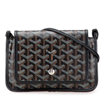 Pre-owned Goyard Pvc Leather Shoulder Bag () In Black