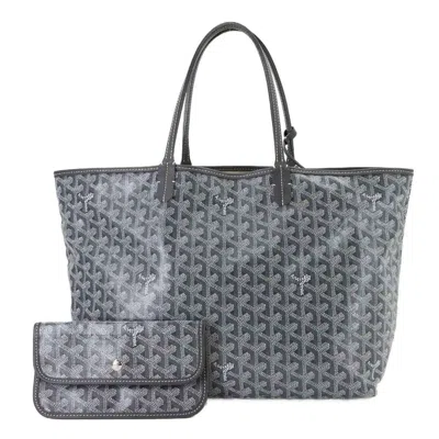 Pre-owned Goyard Pvc Leather Tote Bag () In Gray