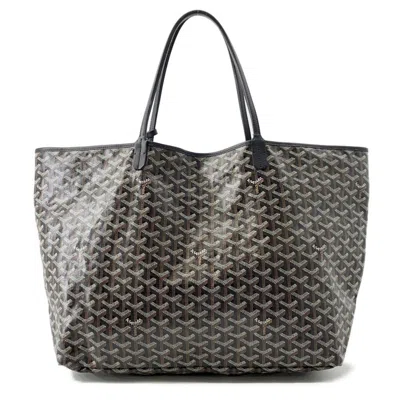 Pre-owned Goyard Pvc Leather Tote Bag () In Black