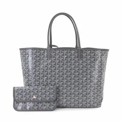 Pre-owned Goyard Pvc Leather Tote Bag () In Gray
