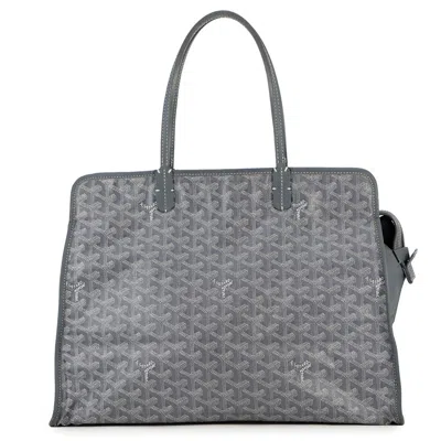 Pre-owned Goyard Pvc Leather Tote Bag () In Gray
