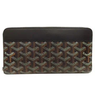 Pre-owned Goyard Pvc Long Wallet (bi-fold) () In Multi