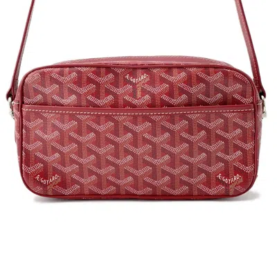 Pre-owned Goyard Red Color Pvc Leather Shoulder Bag ()