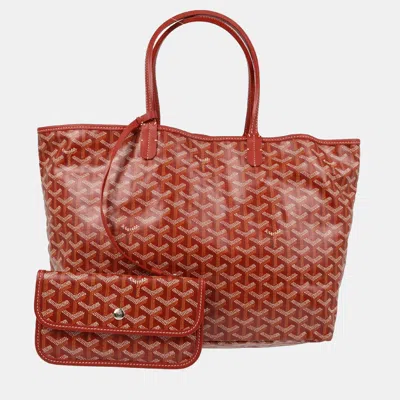 Pre-owned Goyard Red St.louis Pm Tote Bag