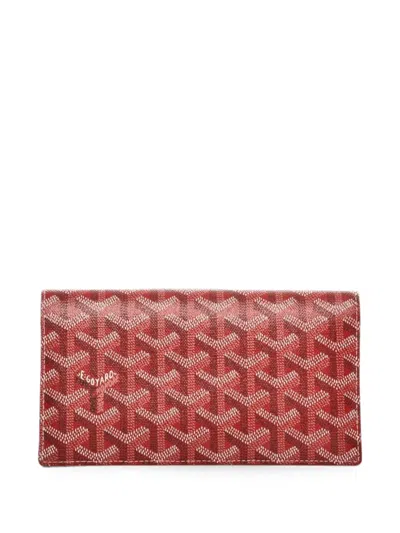 Pre-owned Goyard Richelieu Ine Wallet In Red