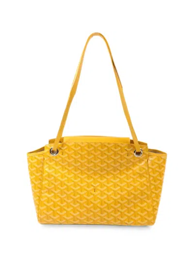 Pre-owned Goyard Rouette Tote Bag In Yellow