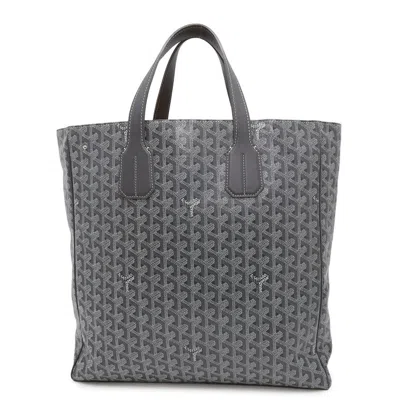 Pre-owned Goyard Sac Voltaire Pvc Tote Bag () In Gray