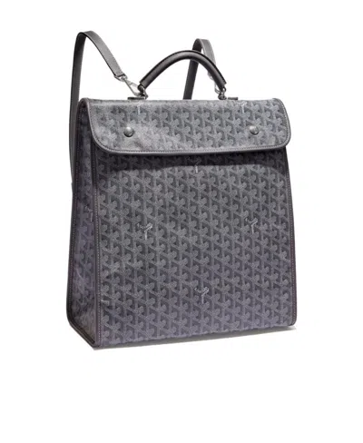 Pre-owned Goyard Saint L É Ger Backpack In Black