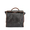Goyard Saint Léger Backpack Black Brown In Black