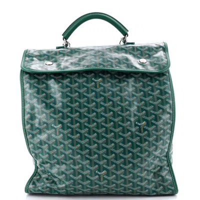 Goyard Saint Leger Briefcase Backpack Coated Canvas In Pink