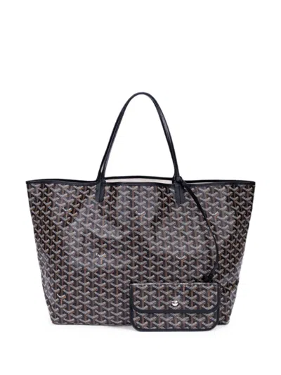Goyard Saint Louis Gm Shoulder Bag In Black