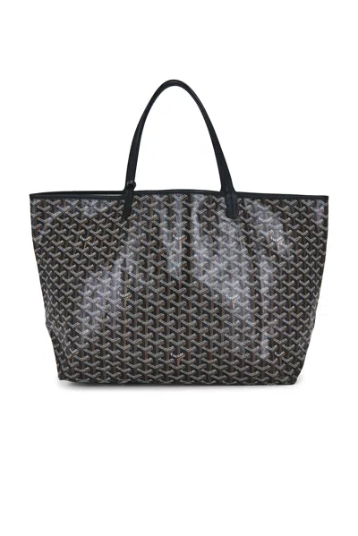 Pre-owned Goyard Saint Louis Gm Tote Bag In Black
