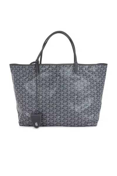 Pre-owned Goyard Saint Louis Gm Tote Bag In Gray