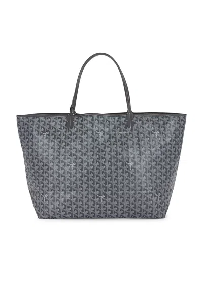 Pre-owned Goyard Saint Louis Gm Tote Bag In Gray