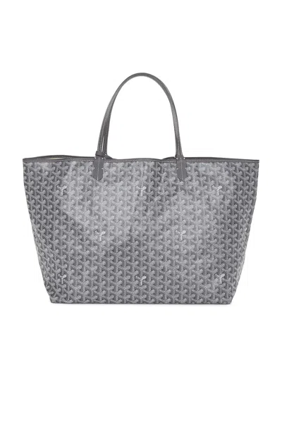 Pre-owned Goyard Saint Louis Gm Tote Bag In Gray