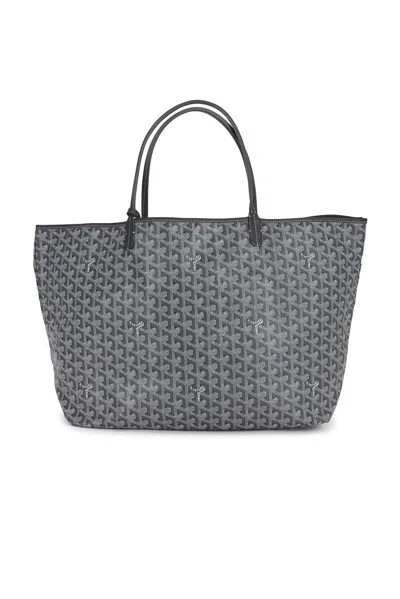Pre-owned Goyard Saint Louis Gm Tote Bag In Gray