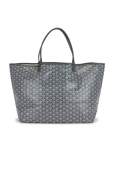 Pre-owned Goyard Saint Louis Gm Tote Bag In Gray
