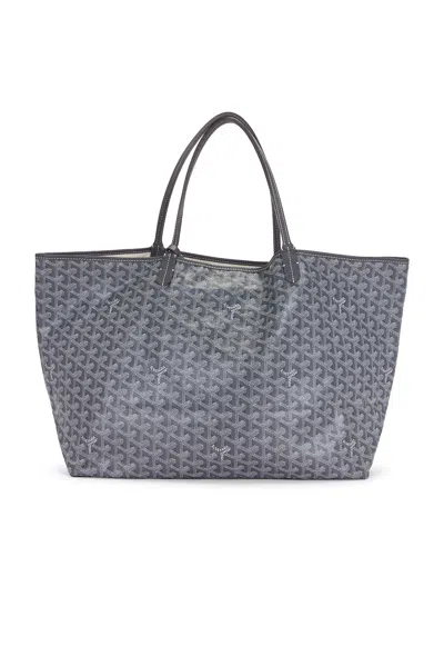 Pre-owned Goyard Saint Louis Gm Tote Bag In Grey