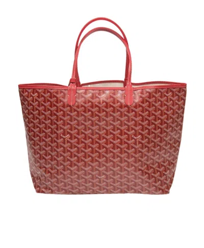 Pre-owned Goyard Saint Louis Handbag In Red