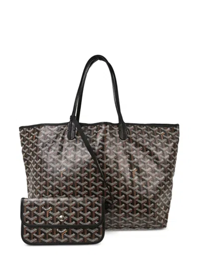 Pre-owned Goyard Saint Louis Pm Ine Tote Bag In Black