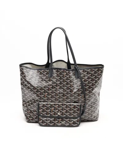Pre-owned Goyard Saint Louis Pm Tote Bag In Black