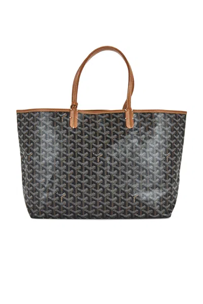 Pre-owned Goyard Saint Louis Pm Tote Bag In Black