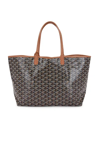 Pre-owned Goyard Saint Louis Pm Tote Bag In Black
