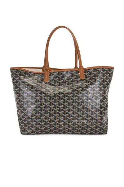 Pre-owned Goyard Saint Louis Pm Tote Bag In Black