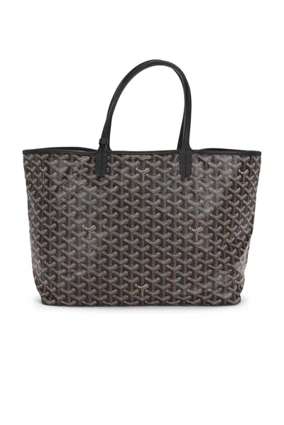 Pre-owned Goyard Saint Louis Pm Tote Bag In Black