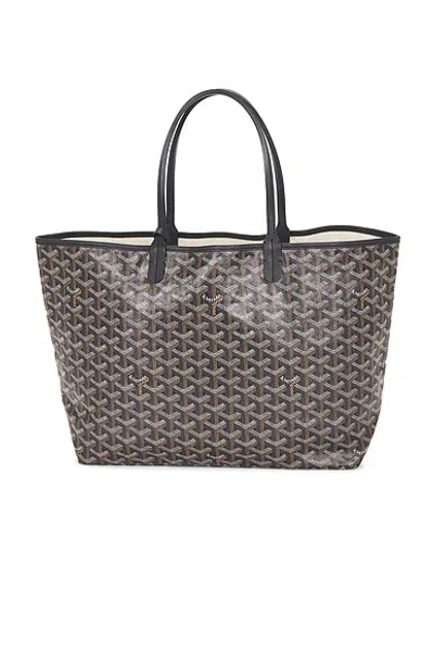 Pre-owned Goyard Saint Louis Pm Tote Bag In Black