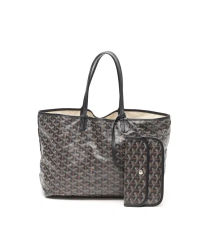 Pre-owned Goyard Saint Louis Pm Tote Bag In Black