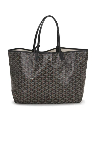 Pre-owned Goyard Saint Louis Pm Tote Bag In Black