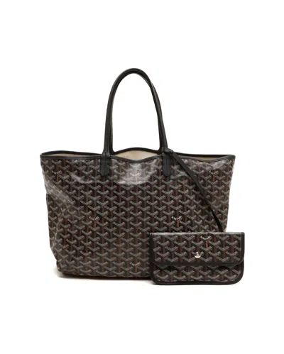 Pre-owned Goyard Saint Louis Pm Tote Bag In Black