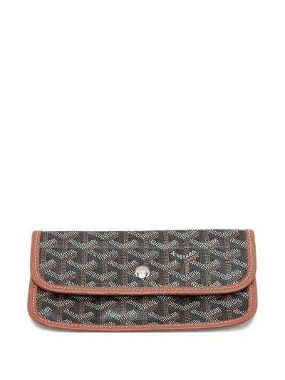 Pre-owned Goyard Saint Louis Pm Tote Bag In Brown